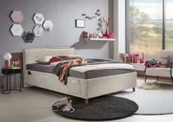 meise.möbel Kinderbett »FUN« Polsterbett wahlweise mit Bettkasten, Jugendbett inkl. USB-Anschluss
