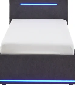 meise.möbel Polsterbett »CIRCLE inkl. LED-Beleuchtung & USB-Anschluss, wahlweise mit Bettkasten« erhältlich in den Breiten 90cm, 120cm & 140cm