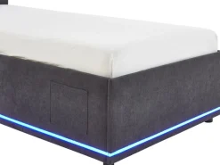 meise.möbel Polsterbett »CIRCLE inkl. LED-Beleuchtung & USB-Anschluss, wahlweise mit Bettkasten« erhältlich in den Breiten 90cm, 120cm & 140cm