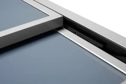 MERXX Balkonset »Lima« 2x Klappsessel, 1x Ausziehtisch 65(130)x65 cm, 3 Stk. tlg. pulverbeschichtetes Aluminium, aus 100% Polyester, für 2 Personen