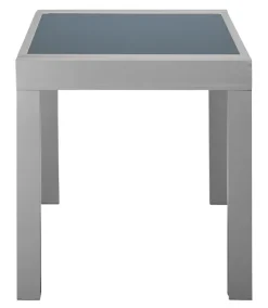 MERXX Balkonset »Lima« 2x Klappsessel, 1x Ausziehtisch 65(130)x65 cm, 3 Stk. tlg. pulverbeschichtetes Aluminium, aus 100% Polyester, für 2 Personen