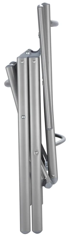 MERXX Balkonset »Lima« 2x Klappsessel, 1x Ausziehtisch 65(130)x65 cm, 3 Stk. tlg. pulverbeschichtetes Aluminium, aus 100% Polyester, für 2 Personen