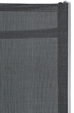 MERXX Balkonset »Lima« 2x Klappsessel, 1x Ausziehtisch 65(130)x65 cm, 3 Stk. tlg. pulverbeschichtetes Aluminium, aus 100% Polyester, für 2 Personen