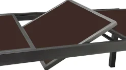 MERXX Garten-Essgruppe »Amalfi« 8 Stapelsessel, 1 Ausziehtisch 180(240)x100 cm, OTTOs Choice, 9 Stk. tlg. pulverbeschichtetes Aluminium, 100 % Polyester,für 8 Personen geeignet