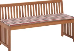 MERXX Garten-Essgruppe »Hawaii« 4x Bänke, 2x Tische, 4x Sitzkissen,Akazienholz FSC® 100 %
