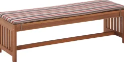MERXX Garten-Essgruppe »Hawaii« 4x Bänke, 2x Tische, 4x Sitzkissen,Akazienholz FSC® 100 %