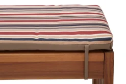 MERXX Garten-Essgruppe »Hawaii« 4x Bänke, 2x Tische, 4x Sitzkissen,Akazienholz FSC® 100 %