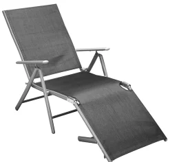 MERXX Gartenliege Alu/Textil, klappbar