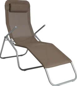 MERXX Gartenliege »XXL« Stahl/Textil, inkl. Kopfkissen