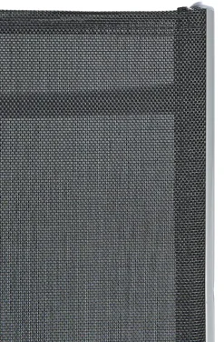 MERXX Gartenstuhl »Lima« (Set) 2 Stk.2er Set, Alu/Textil, verstellbar, schwarz