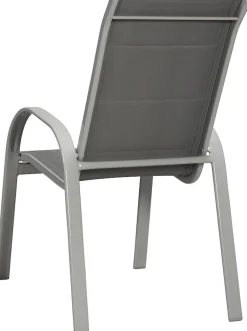 MERXX Stapelstuhl »Amalfi Deluxe« (Set) 2 Stk.2er Set, Alu/Textil, stapelbar