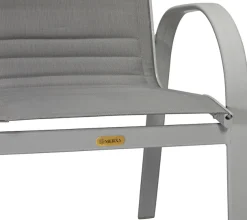 MERXX Stapelstuhl »Amalfi Deluxe« (Set) 2 Stk.2er Set, Alu/Textil, stapelbar