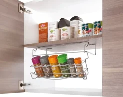 Metaltex Gewürzboard »SpiceSwing« eleganter Silbermetallic-Look mit exclusiver Polytherm® Beschichtung