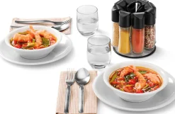 Metaltex Gewürzkarussell »Spice-8« inkl. 16 austauschbaren Streueinsätzen + 12 selbstklebenden Etiketten