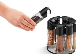 Metaltex Gewürzkarussell »Spice-8« inkl. 16 austauschbaren Streueinsätzen + 12 selbstklebenden Etiketten