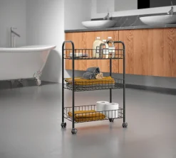 Metaltex Rollwagen »Lugano Lava« 1 Stk. tlg. Industrial Look, 3 Etagen