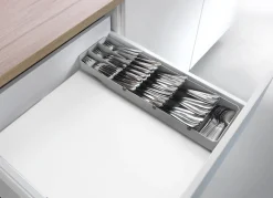 Metaltex Schubladeneinsatz 2 Stk. tlg. ausziehbar, für bis zu 90 Besteckteile