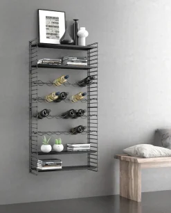 Metaltex Wandregal »Tomado Regal« 1 Stk. tlg. für 12 Weinflaschen