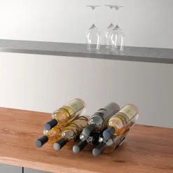 Metaltex Weinflaschenhalter »Wave20 Lava« Metall, pulverbeschichtet, für bis zu 20 Flaschen nutzbar