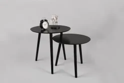 MIRRORS AND MORE Beistelltisch »Vilana« Set, 2 Stk. tlg. schlichte Farbgebung