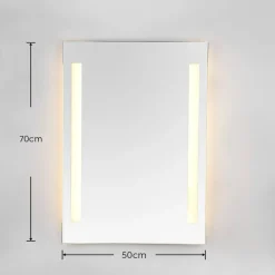 MIRRORS AND MORE LED-Lichtspiegel »Lina« Leuchtspiegel, integriertes Backlight