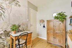 MIRRORS AND MORE Wandgarderobe »Alma« 1 Stk. tlg. Blatt-Design mit 5 Haken aus Metall