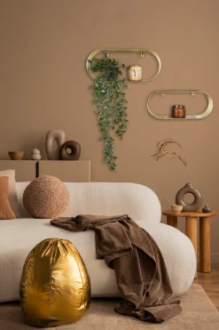 MIRRORS AND MORE Wandregal »Joyce« Set, 2 Stk. tlg. Mit Metallstreben, Wandmontage