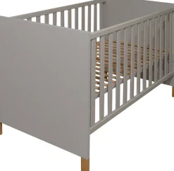Mäusbacher Babybett Holzfüße, Holzgriffe