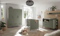 Mäusbacher Babybett Metallfüße, Metallgriffe