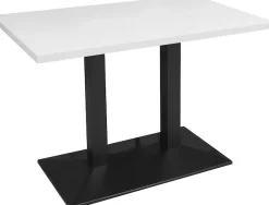 Mäusbacher Bistrotisch »Big Bistro Metall« Doppelsäulengestell, eckige Platte BHT 120x75x70 cm
