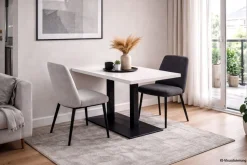 Mäusbacher Bistrotisch »Big Bistro Metall« Doppelsäulengestell, eckige Platte BHT 120x75x70 cm