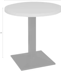 Mäusbacher Bistrotisch »Big Bistro Metall« Quadrat-Säulengestell, eckige Platte Ø 70 cm H 75 cm