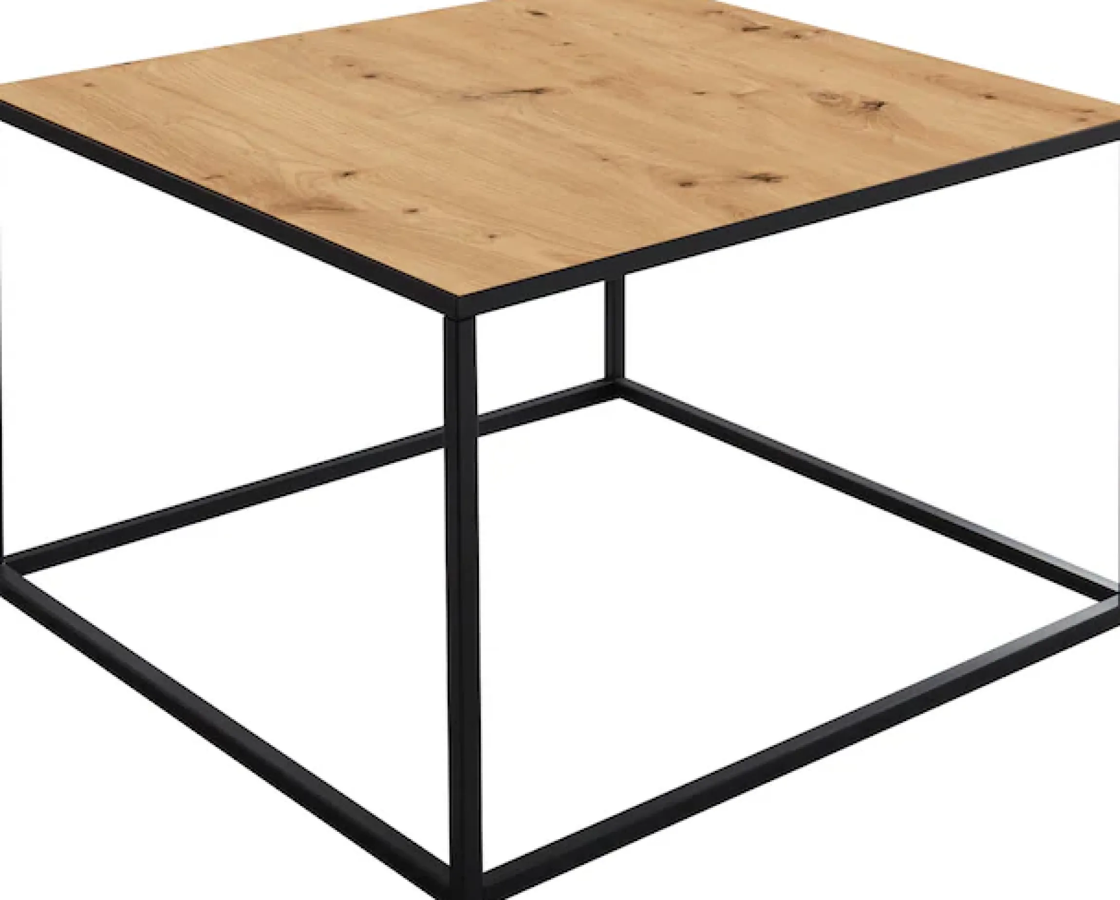 Mäusbacher Couchtisch Couchisch BHT 80x45x80 cm mit Metallgestell