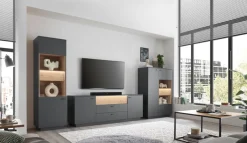 Mäusbacher Couchtisch Couchisch BHT 80x45x80 cm mit Metallgestell