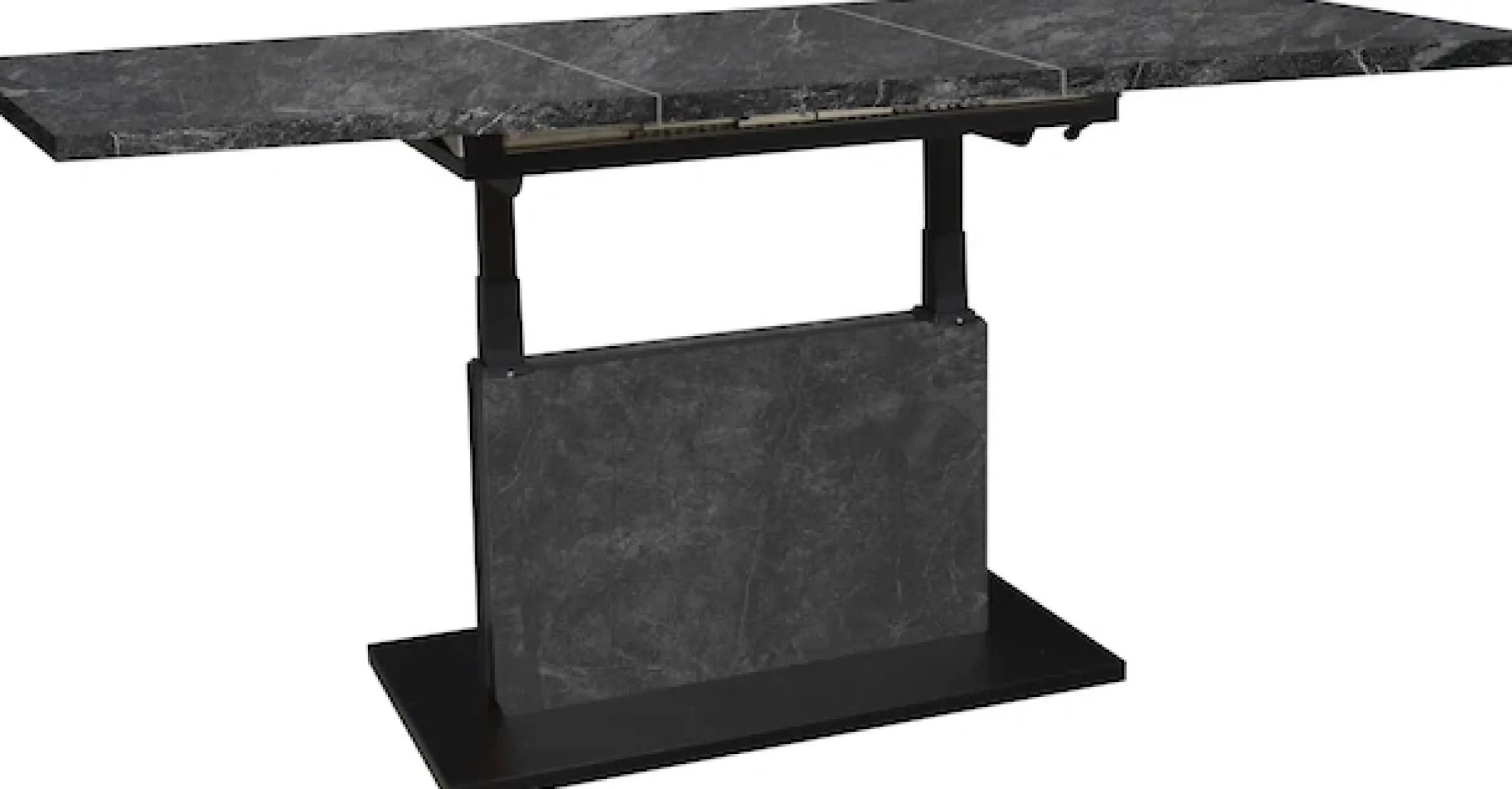 Mäusbacher Couchtisch »Lift Couchtisch« höhenverstellbar 56-75cm, Breite Tischplatte 120-160cm, Metallgestell