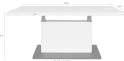 Mäusbacher Couchtisch »Lift Couchtisch« höhenverstellbar von 49-68 cm, Breite 120 cm, Metallgestell