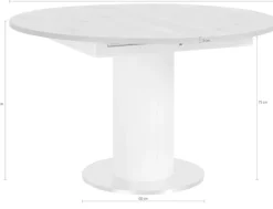 Mäusbacher Esstisch rund, Untergestell Säule