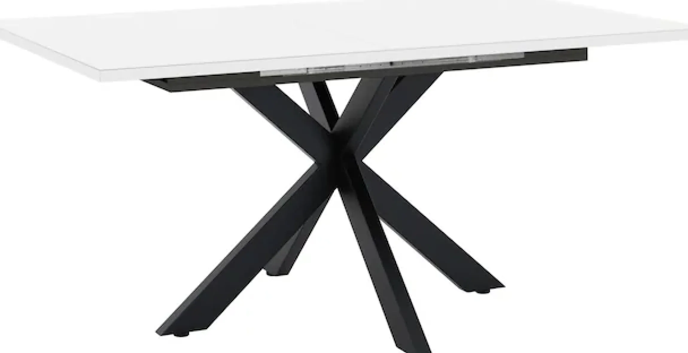 Mäusbacher Esstisch »Vitrum« Esstisch ausziehbar auf 210 cm, eckige Tischform, Gestell Sternform