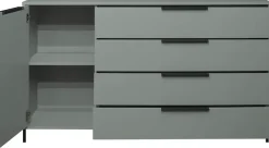 Mäusbacher Highboard »Bonnie« Board mit Quadratgestell
