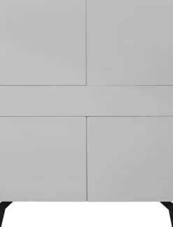 Mäusbacher Highboard »Imola« Mäusbacher Highboard, Breite 121 cm, mit Glasfront und Glasoberplatte