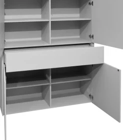 Mäusbacher Highboard »Imola« Mäusbacher Highboard, Breite 121 cm, mit Glasfront und Glasoberplatte