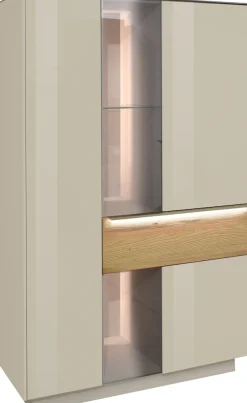 Mäusbacher Highboard »Nova« Highboard, BHT 96/151/42 cm, inkl. Griffbeleuchtung, Türdämpfung