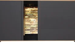 Mäusbacher Kommode Faro Sideboard B 169 cm, inkl. Beleuchtung, Push to open, Metallfüße