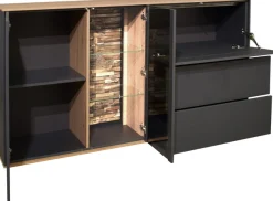 Mäusbacher Kommode Faro Sideboard B 169 cm, inkl. Beleuchtung, Push to open Funktion