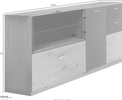Mäusbacher Kommode »Frame« Breite 197 cm