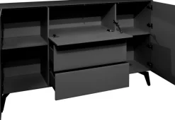 Mäusbacher Kommode »Imola« Kommode mit Glasfront und Glasoberplatte