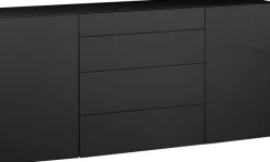 Mäusbacher Kommode »Imola« Kommode mit Glasfront und Glasoberplatte
