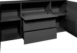 Mäusbacher Kommode »Imola« Kommode mit Glasfront und Glasoberplatte