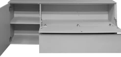 Mäusbacher Lowboard »Imola« Mäusbacher Lowboard, mit Glasfront und Glasoberplatte, 1 Schublade
