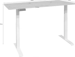 Mäusbacher Schreibtisch »Big System Office« Breite 140 cm, elektrisch höhenverstellbar